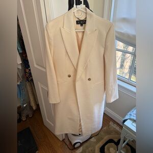 J.Crew Ivory Wool Coat